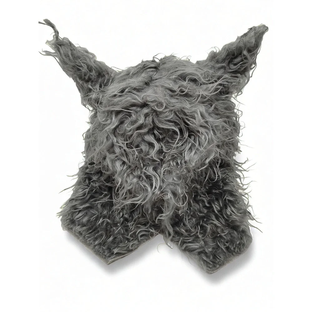 Spirit Halloween Werewolf Mask Adult Horror Prop Monster Faux Fur Cosplay Item
